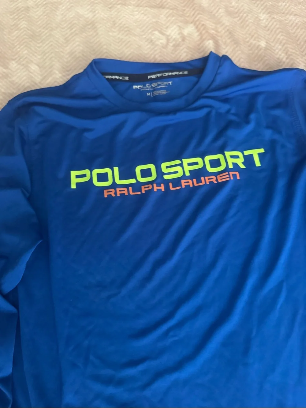 Ralph Lauren Polo Sport Performance Long-Sleeve Tee - Size M
